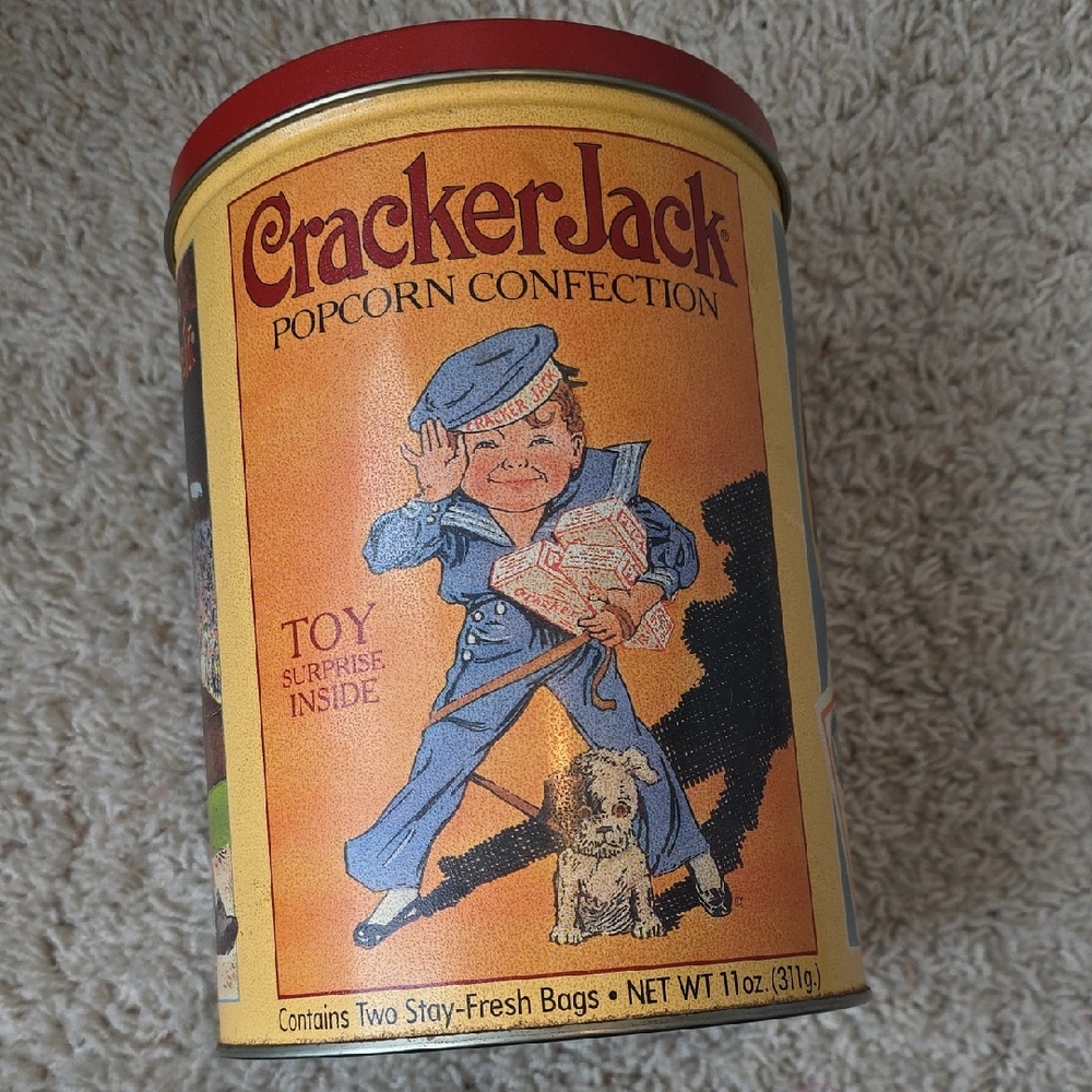 Cracker Jacks Popcorn Tin Limited Edition